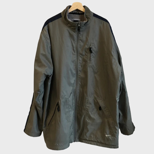 Vintage Nike Green Parka Jacket 2XL
