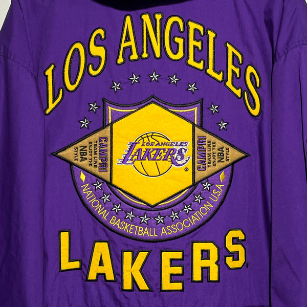 Vintage Los Angeles Lakers Fishtail Parka Jacket XL