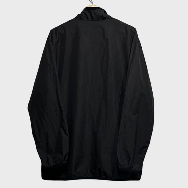 Vintage Black Windbreaker Jacket L