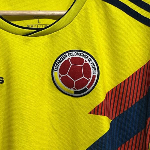 2017/18 Colombia Home Soccer Jersey L