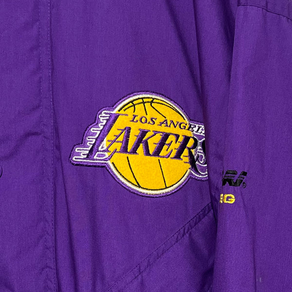 Vintage Los Angeles Lakers Fishtail Parka Jacket XL