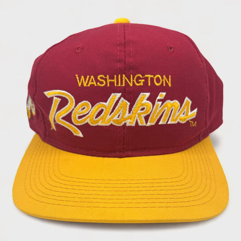 Vintage Washington Redskins Script Snapback Hat
