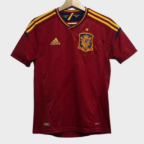 2011/12 Spain Home Soccer Jersey Youth L