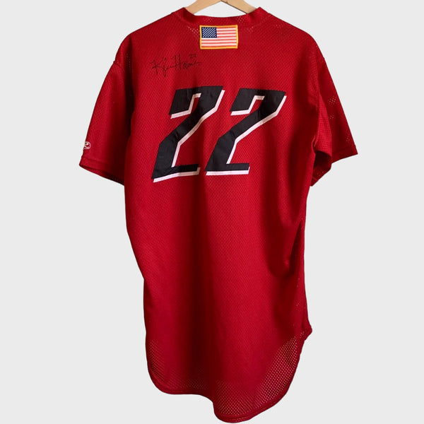 Vintage Salem Keizer Volcanoes Game Worn Jersey Autographed XL