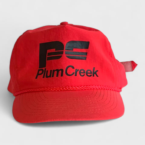 Vintage Plum Creek Strapback Hat