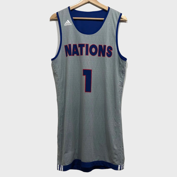 adidas Nations Reversible Basketball Jersey M