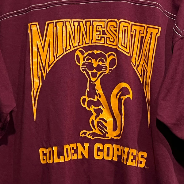 Vintage Minnesota Golden Gophers Shirt L