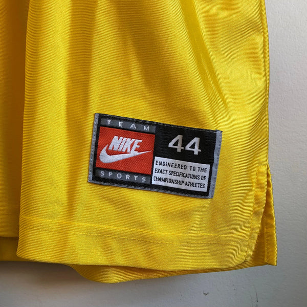 Vintage Nike Michigan Wolverines Pro Cut Yellow NCAA Basketball Jersey Large - Laundry PDX