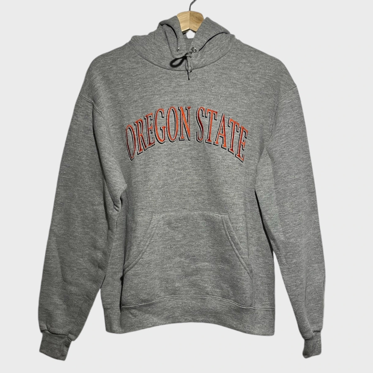 Vintage Oregon State OSU Beavers Gray NCAA Hoodie Sweatshirt