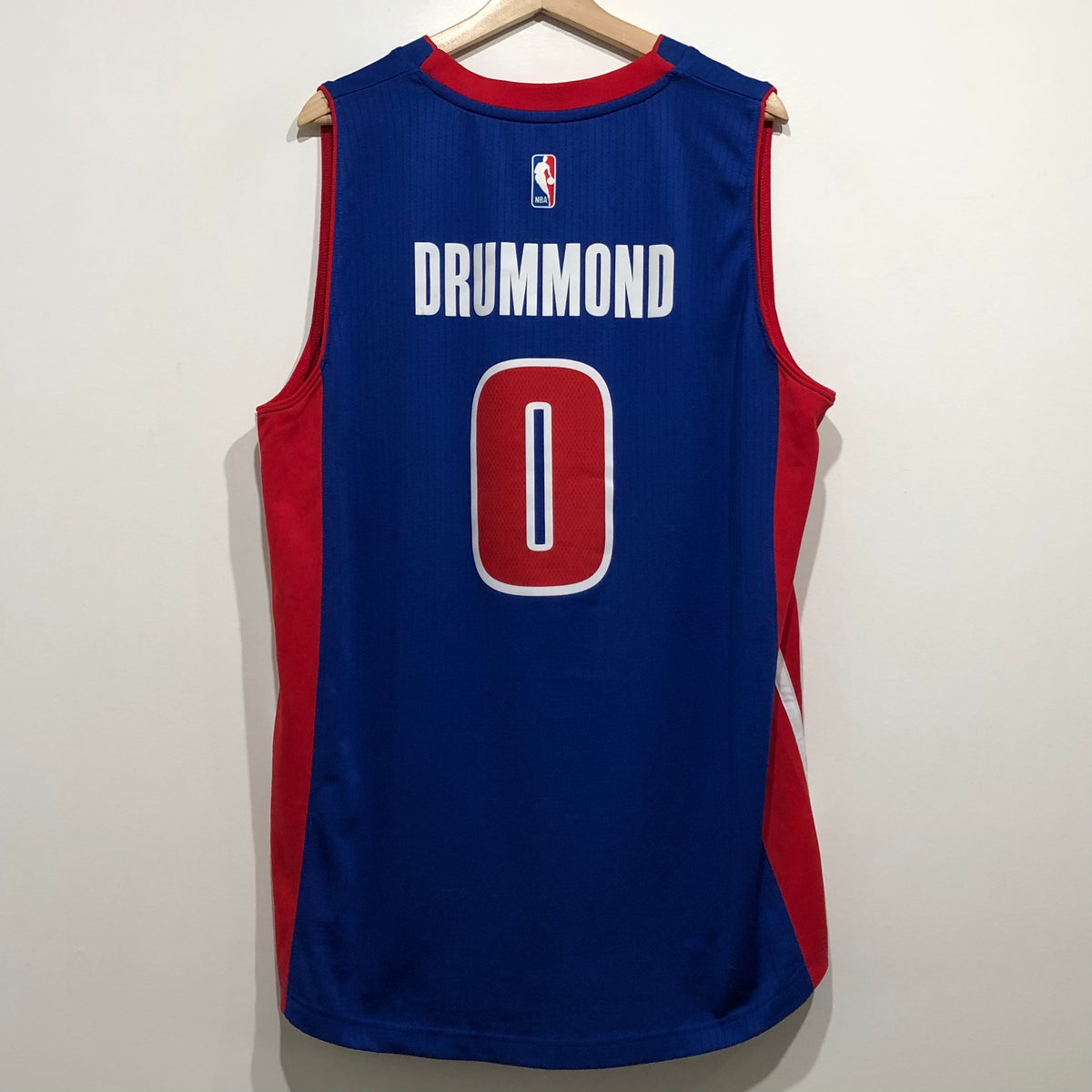 Adidas Detroit Pistons Andre Drummond #0 Swingman Alternate Jersey Men's M  NWOT