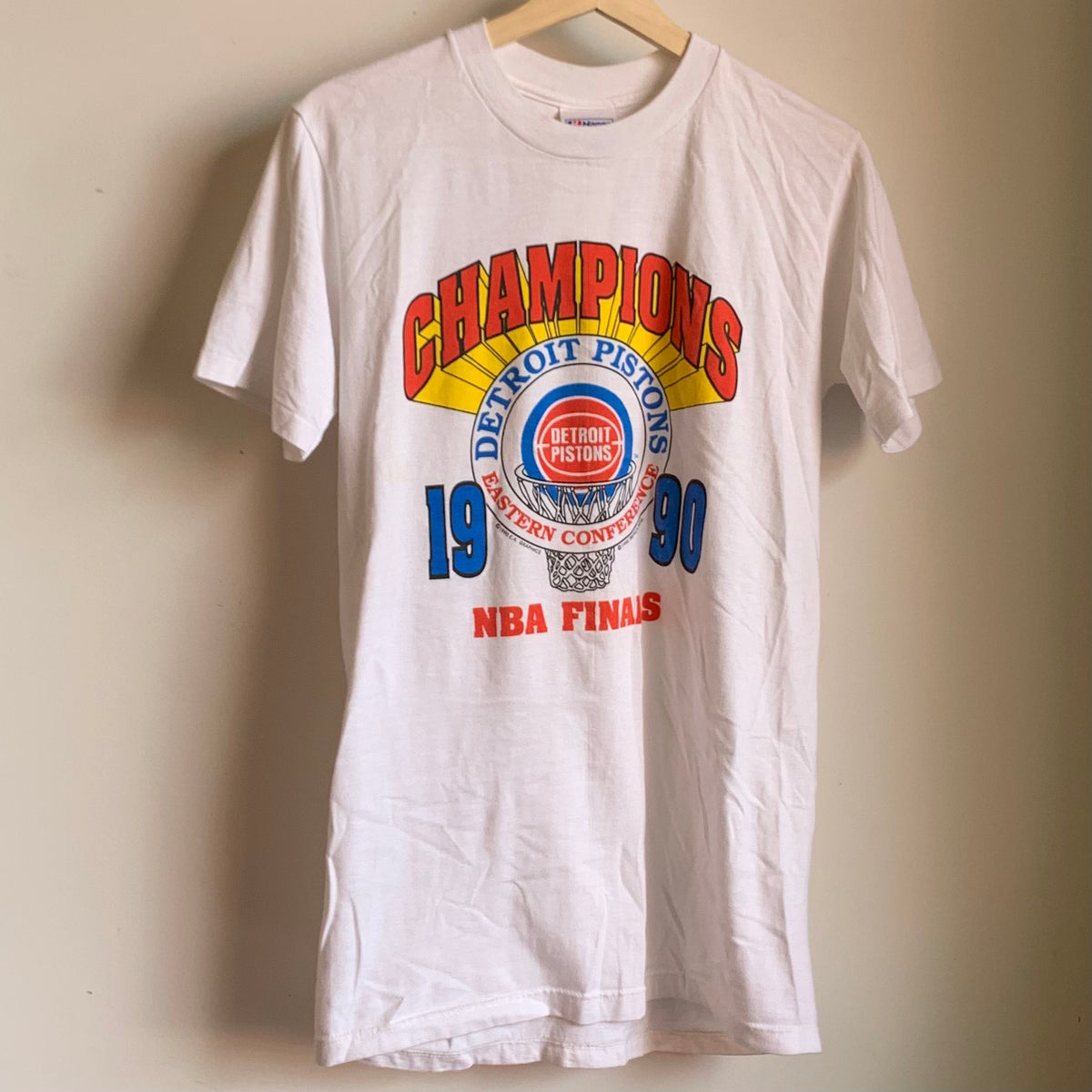 Vintage Detroit Pistons Shirt 1990 NBA Champions M – Laundry