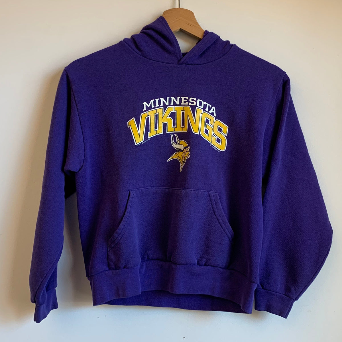 Vintage Minnesota Vikings Sweatshirt Hoodie Youth M – Laundry