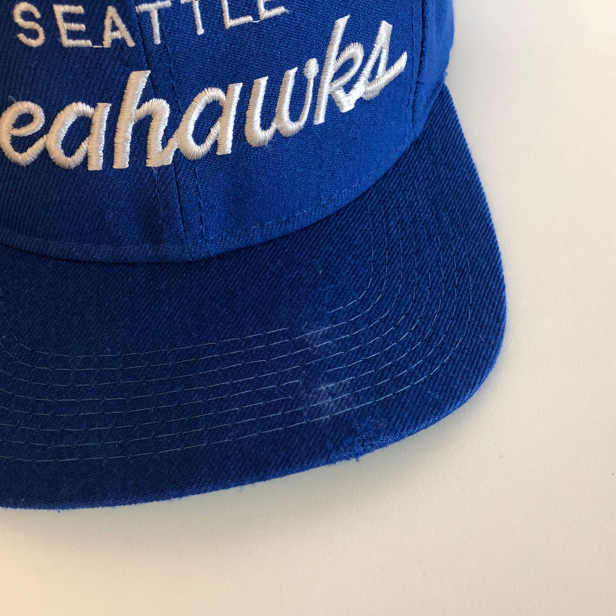 Vintage Seattle Seahawks Snapback Hat Sports Specialties Script
