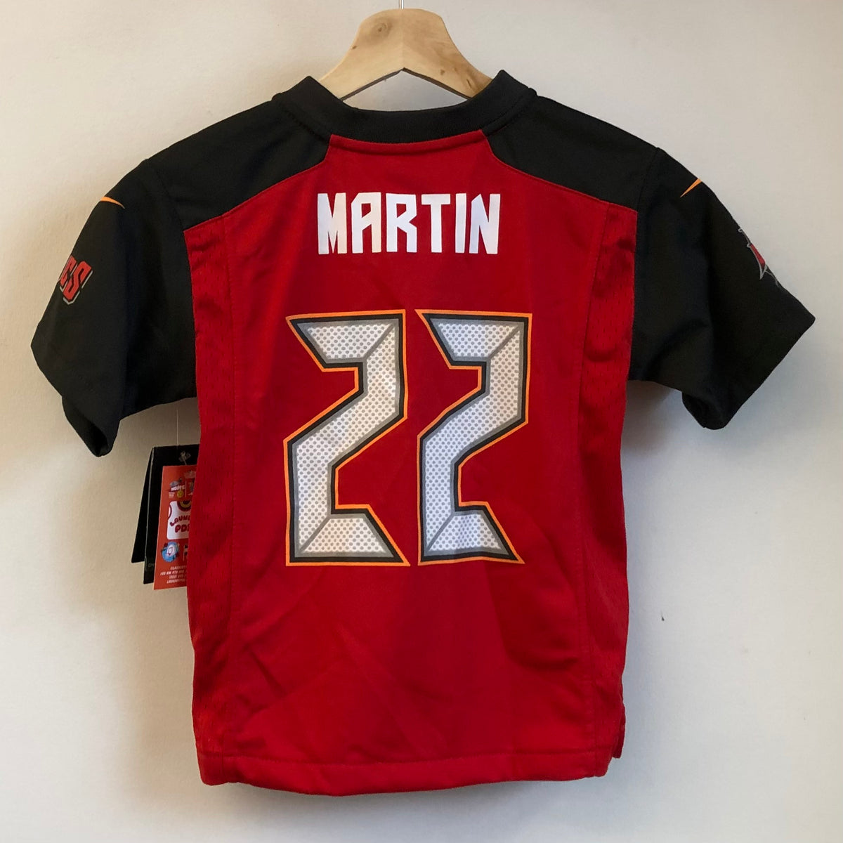 Nike Doug Martin Tampa Bay Buccaneers Historic Logo Youth Game Jersey -  Orange Glaze