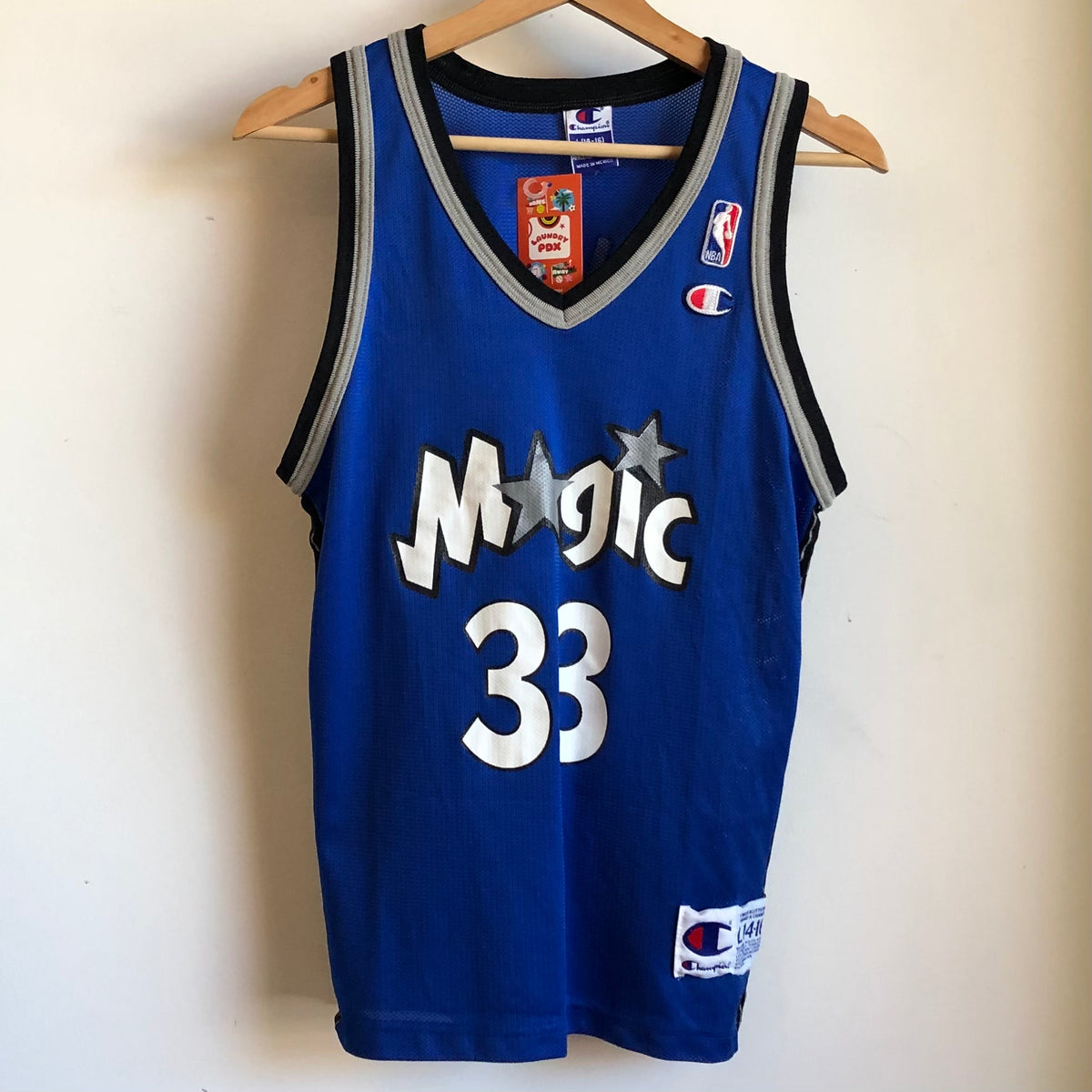 90's Grant Hill Orlando Magic Champion NBA Jersey Size 52 XXL