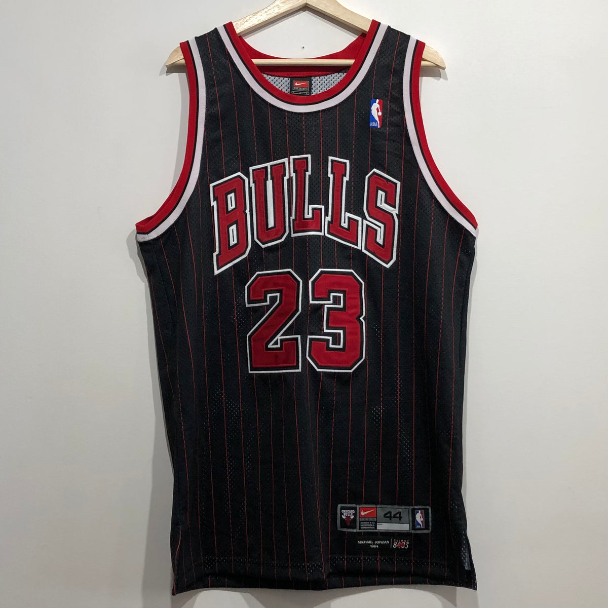 Chicago Bulls Michael Jordan Nike 1984 Flight 8403 Black Jersey