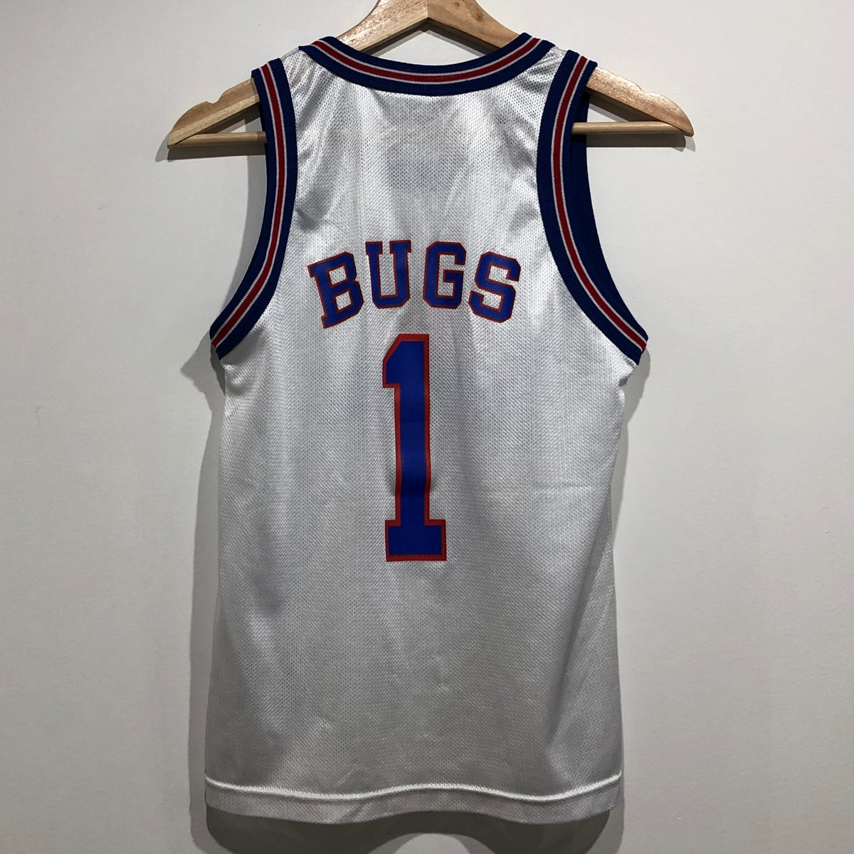 White Tune Squad Bugs Bunny Jersey, Size L