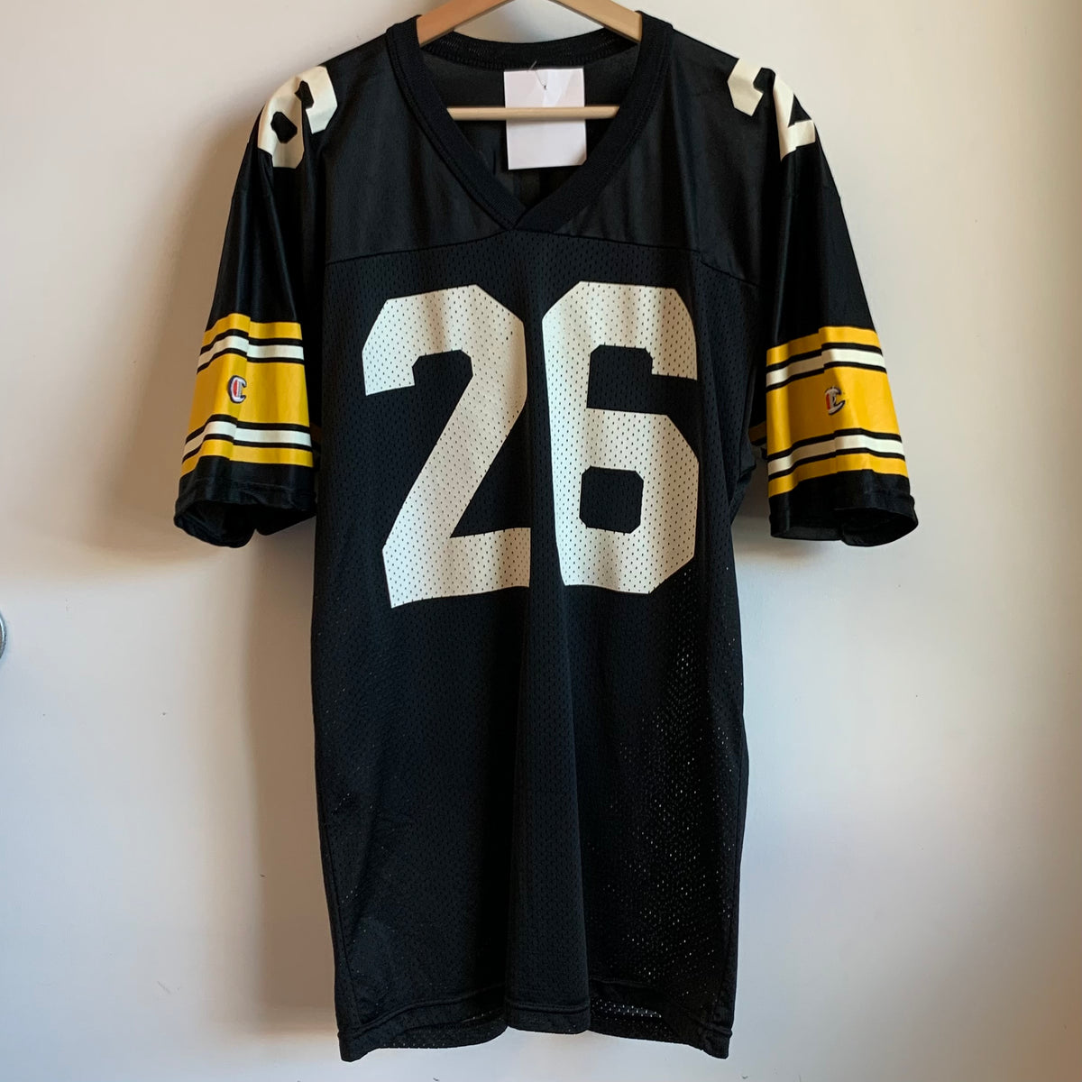 SnyderOnPark Pittsburgh Steelers Champion Jersey Rod Woodson #26 Vintage NFL Football Adult 40 Small Medium