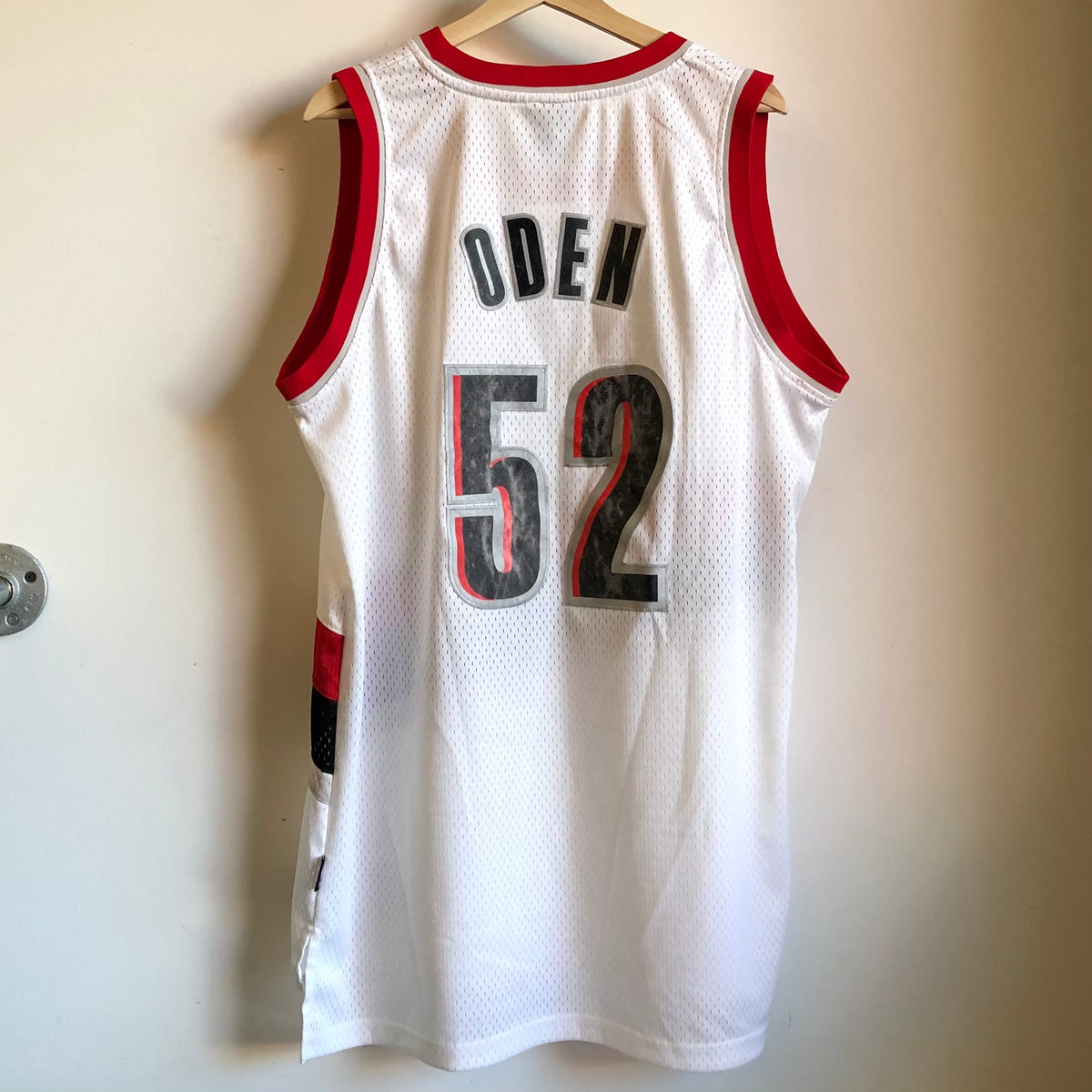 Authentic Greg Oden #52 Portland Trail Blazers adidas NBA Basketball Jersey