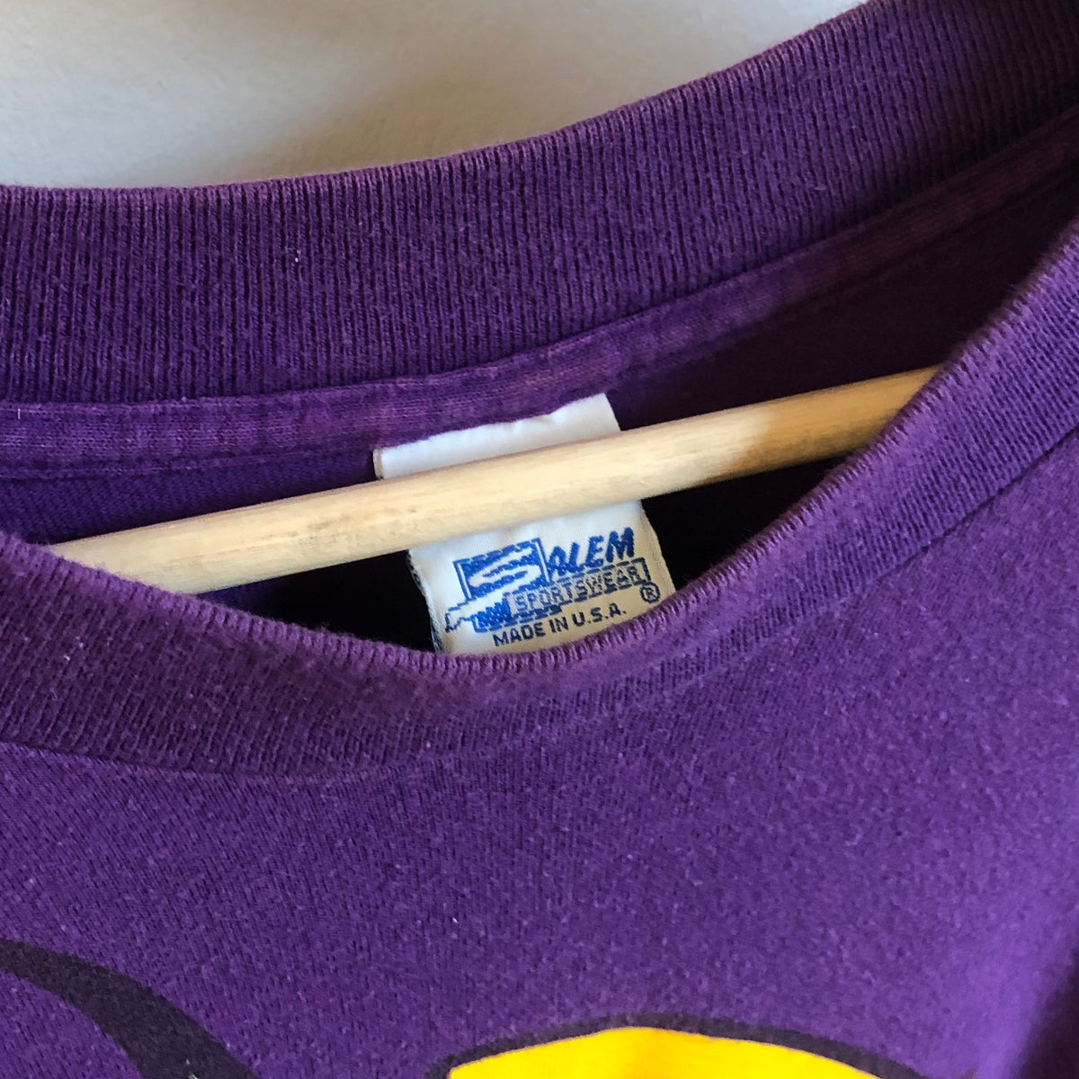 Vintage, Shirts, Vintage 9s Minnesota Vikings Hoodie Salem Sportswear