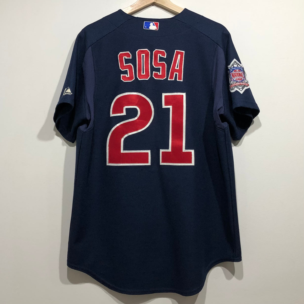 Chicago Cubs Sammy Sosa, Majestic Authentic MLB Baseball Jersey, Size L  Vintage