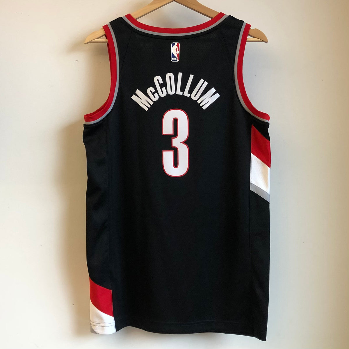 C.J. McCollum Portland Trail Blazers Autographed Nike Black Swingman Jersey