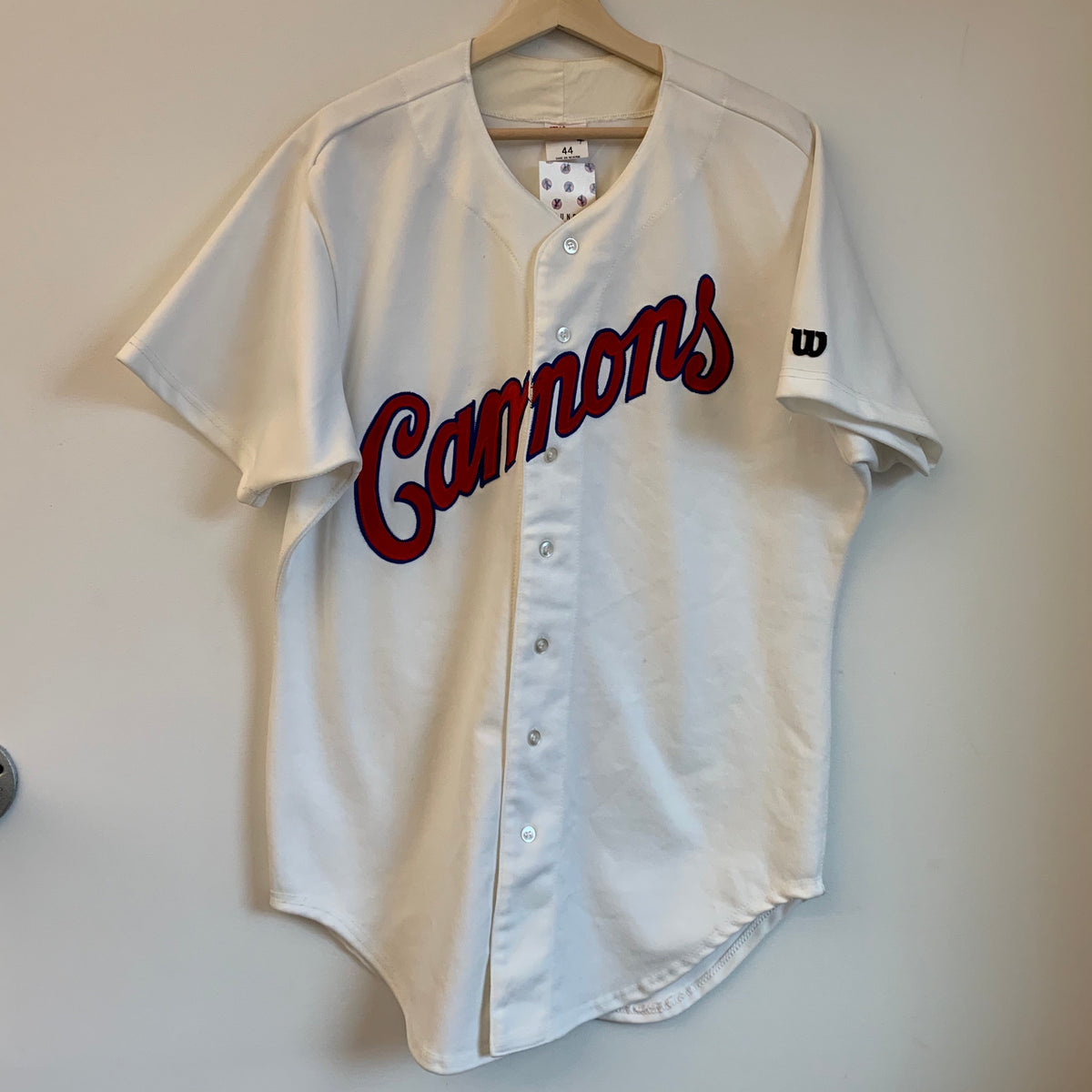 Vintage 60s Wilson Baseball Jersey, Stains throughout