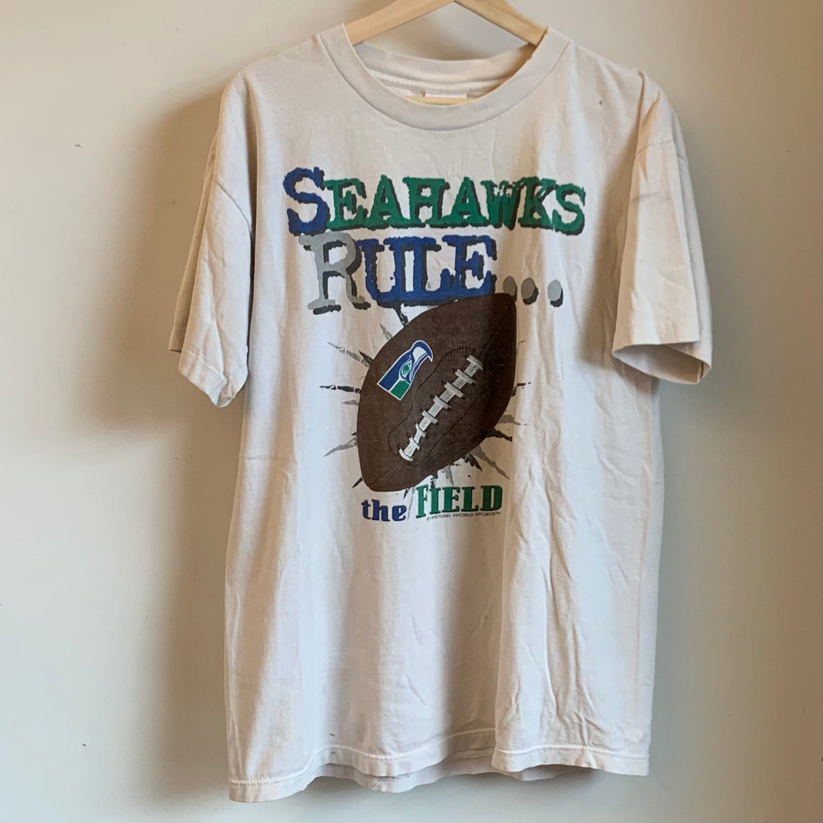 RARE 80s Seahawks Shirt / Vintage NFL Football Seattle 