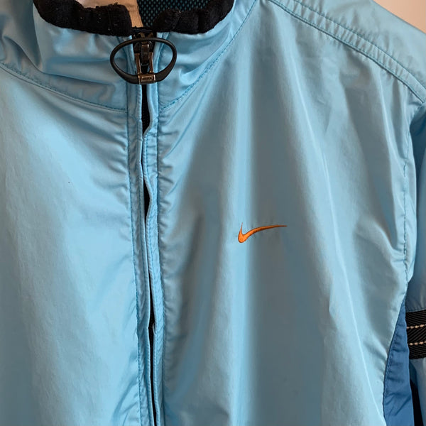 Vintage Blue Windbreaker Jacket Women’s M