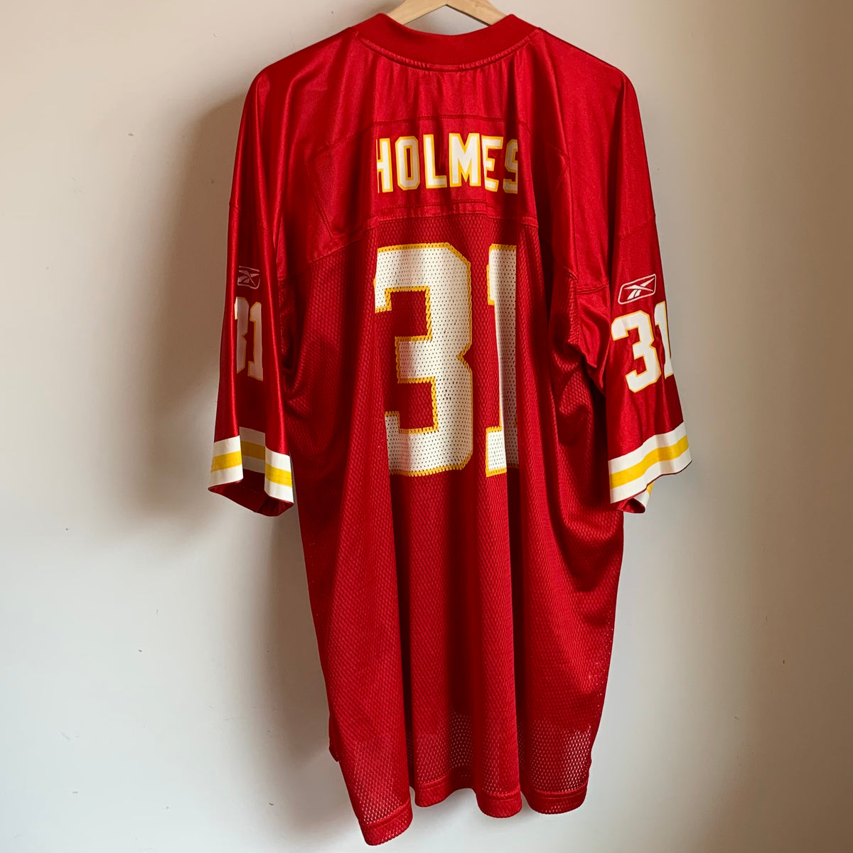 Vintage - Men - Reebok Kansas City Chiefs Holmes Replica Jersey White -  Nohble