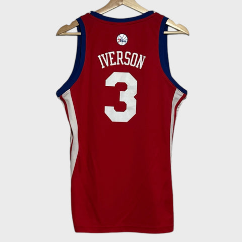 Allen Iverson Philadelphia 76ers Jersey Women’s L