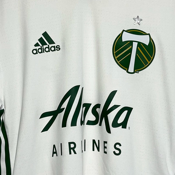 Portland Timbers 2018/19 Pro Cut Long Sleeve Away Soccer Jersey M