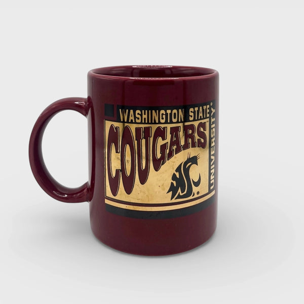 Vintage Washington State WSU Cougars Ceramic Mug