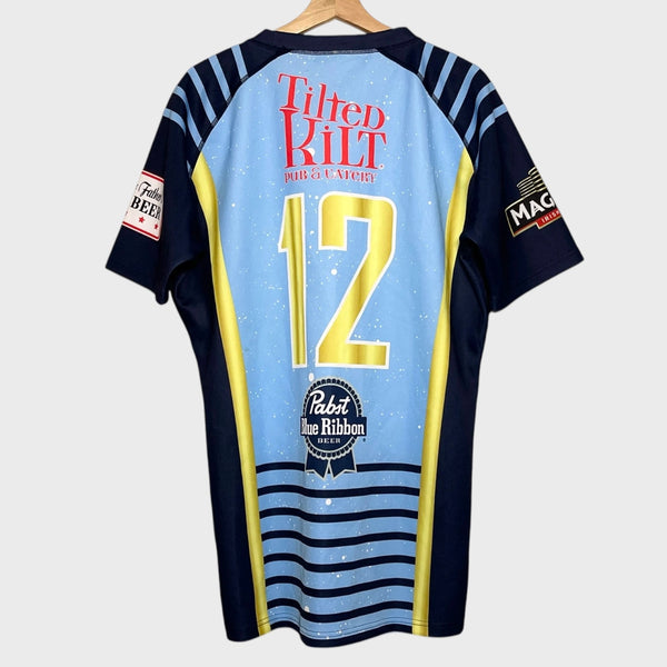 Dark ‘n Stormy Misfits Game Worn Rugby Jersey 2XL