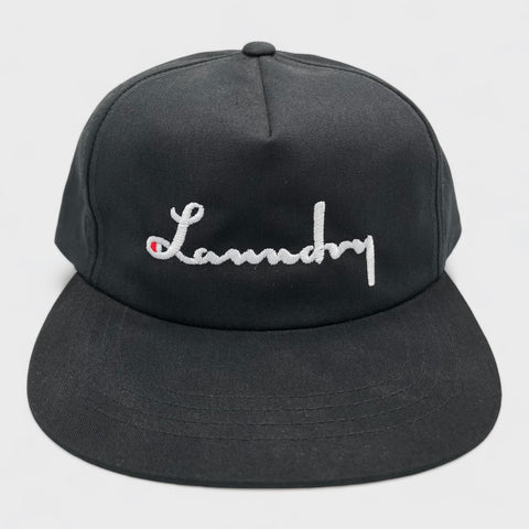 Laundry Script Snapback Hat