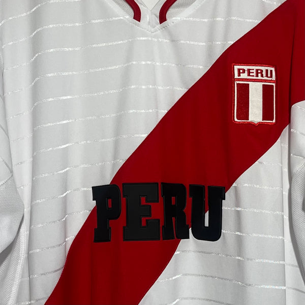 Vintage Peru Home Soccer Jersey XL