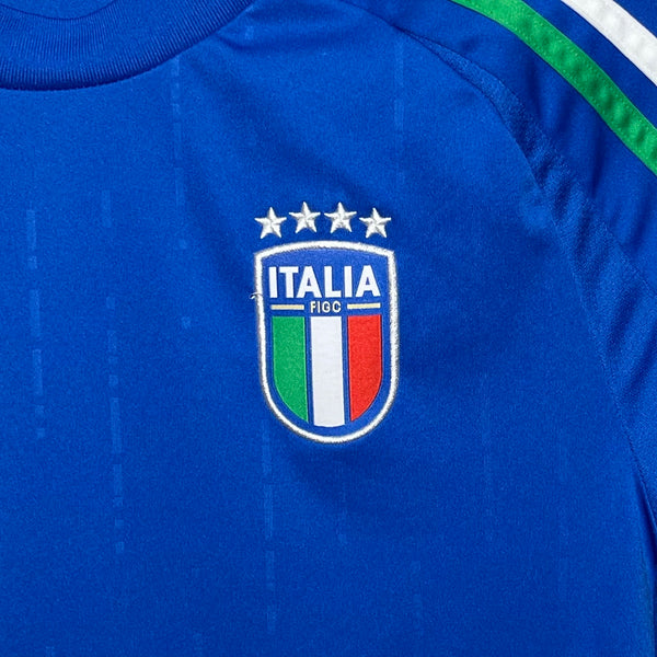 Italy Euro 2024 Home Soccer Jersey Youth L