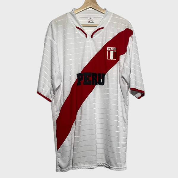 Vintage Peru Home Soccer Jersey XL