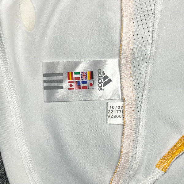 David Beckham Los Angeles Galaxy 2007/08 Long Sleeve Home Soccer Jersey XL