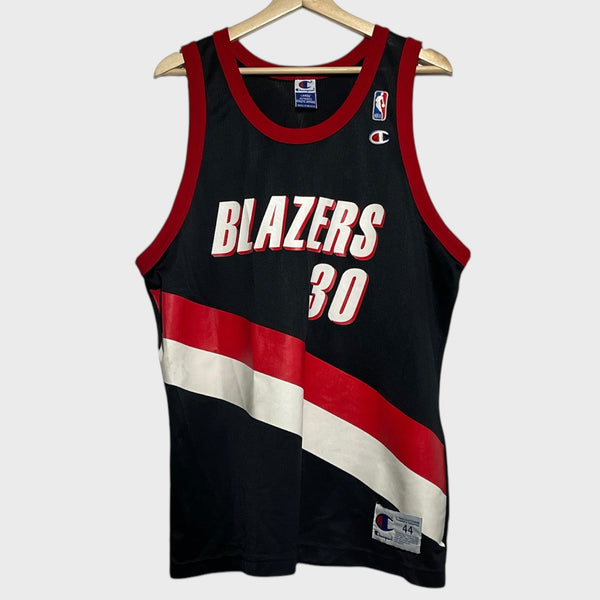 Vintage Rasheed Wallace Portland Trail Blazers Jersey L