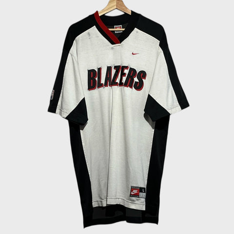 Vintage Portland Trail Blazers 1997/98 Warmup Shooting Shirt L