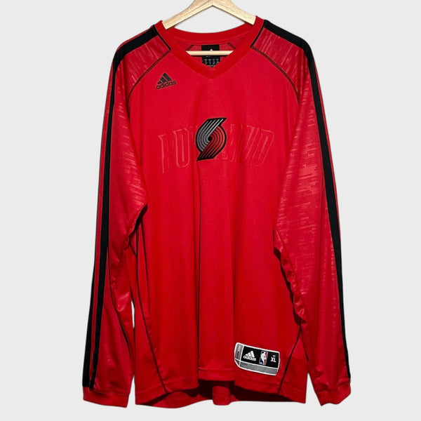 Portland Trail Blazers 2012/13 Long Sleeve Basketball Shooting Shirt XL