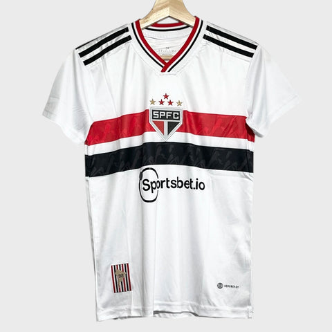 Sao Paolo FC 2023/24 Home Soccer Jersey Youth L