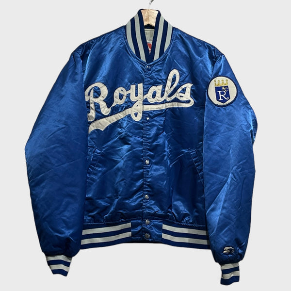 Vintage Kansas City Royals Satin Jacket M