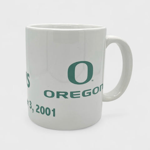 Vintage 2001 Oregon Ducks vs Arizona State ASU Sun Devils Mug