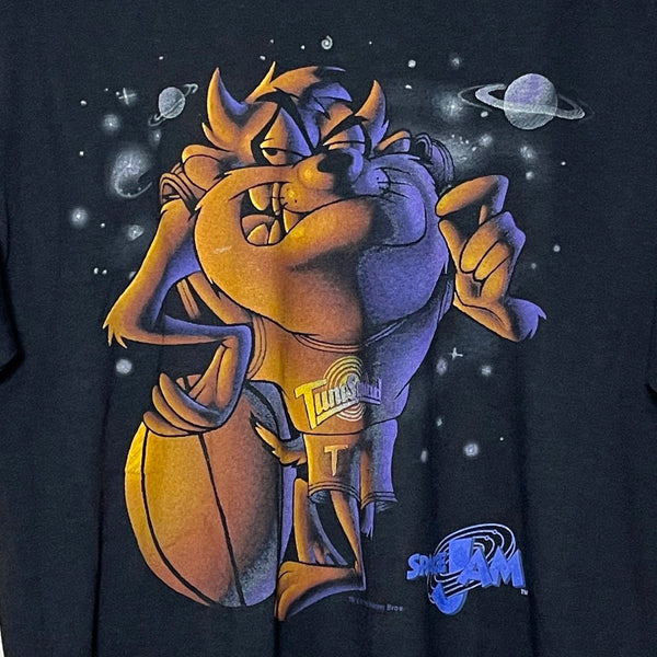 Vintage 1990s Taz Space Jam Tune Squad Tee Shirt Youth XL