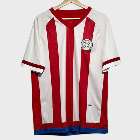 Paraguay Home Soccer Jersey L