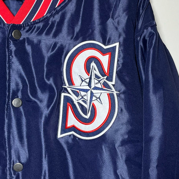Seattle Mariners x Gonzaga Bulldogs Satin Jacket L