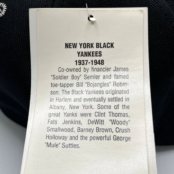 Vintage 1990s New York Black Yankees Negro Leagues Fitted Hat 6 7/8