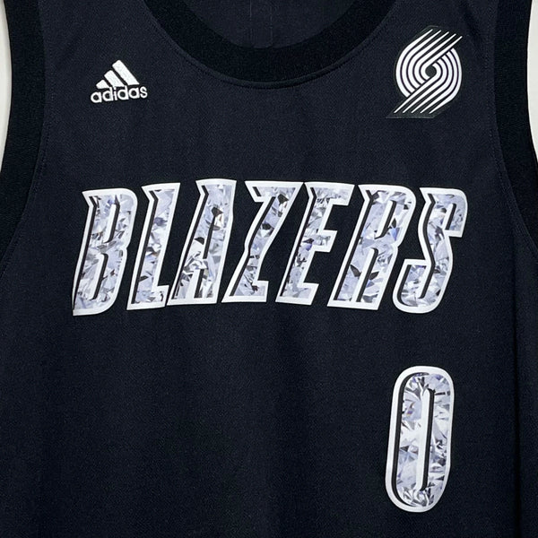 Damian Lillard Portland Trail Blazers Diamond Basketball Jersey L